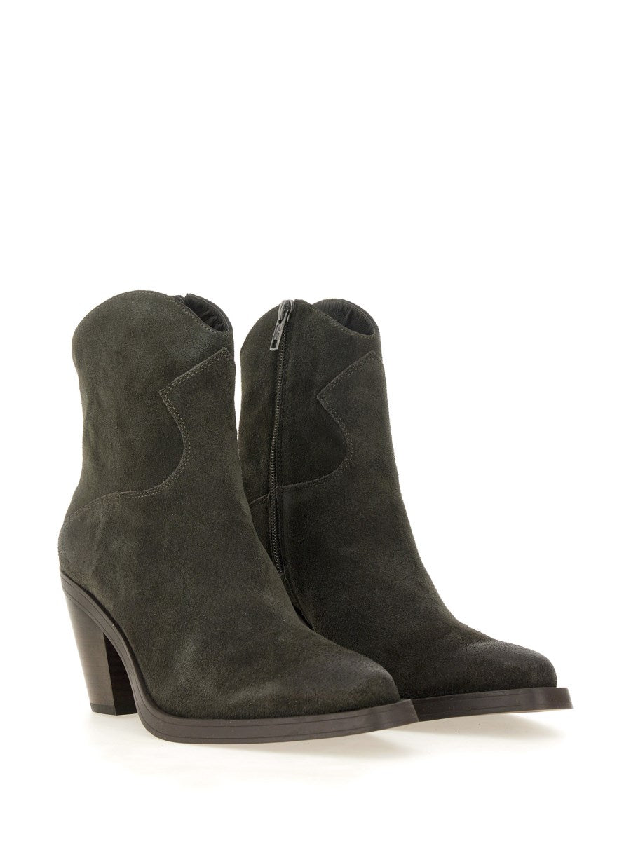 A Judy Western mid-heel ankle boot