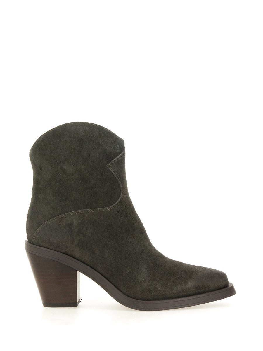 A Judy Western mid-heel ankle boot