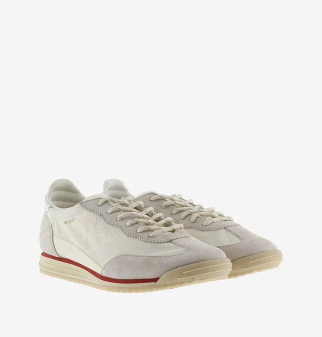 V 1158108 Nylon suede trainer