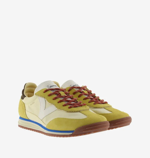 V 1158110 Saturno nylon & suede trainers