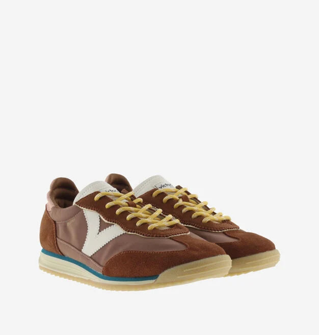 V 1158110 Saturno nylon & suede trainers