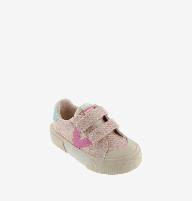 V 1355104 Canvas velcro sneaker girls