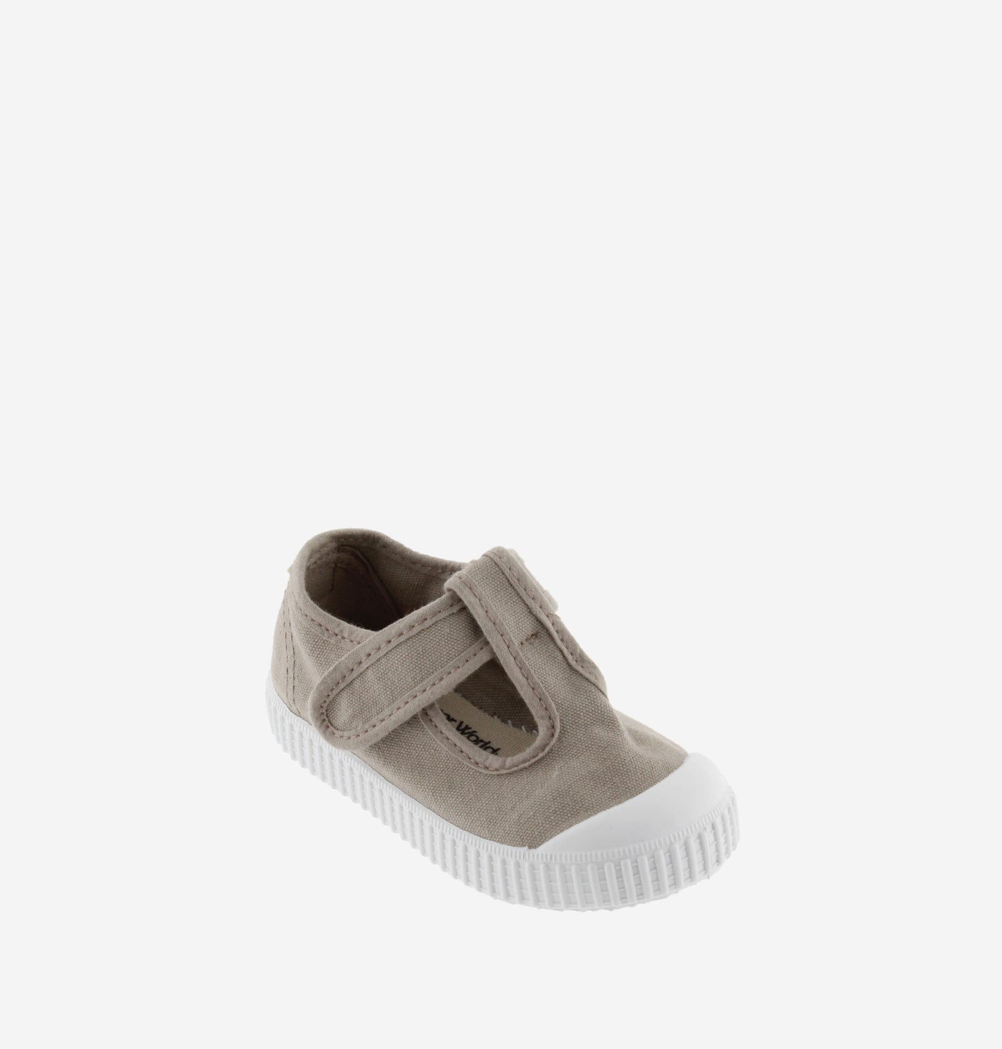 V 136625 Tbar canvas playshoe beige