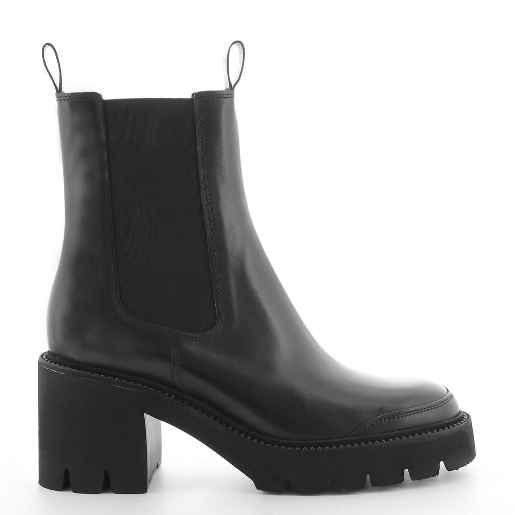 KS 54580 Glossy  Mid heel chelsea boot