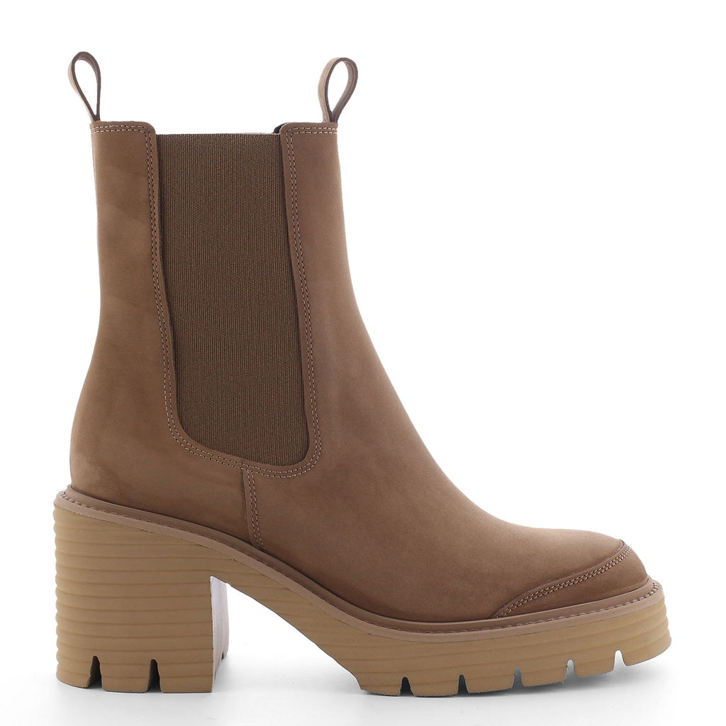 KS 55010 Punch  Nubuck mid heel chelsea boot