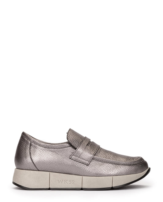 PM 27078 NUCLEO platform metallic loafer