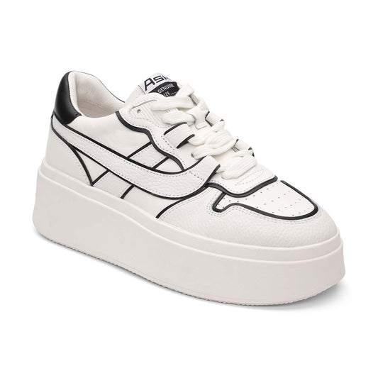 A Matchbis02 leather platform sneaker