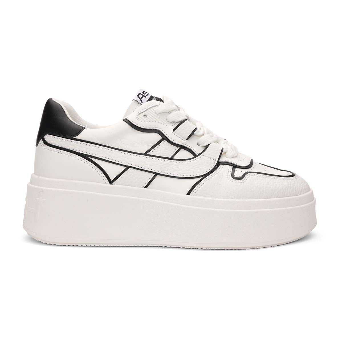 A Matchbis02 leather platform sneaker