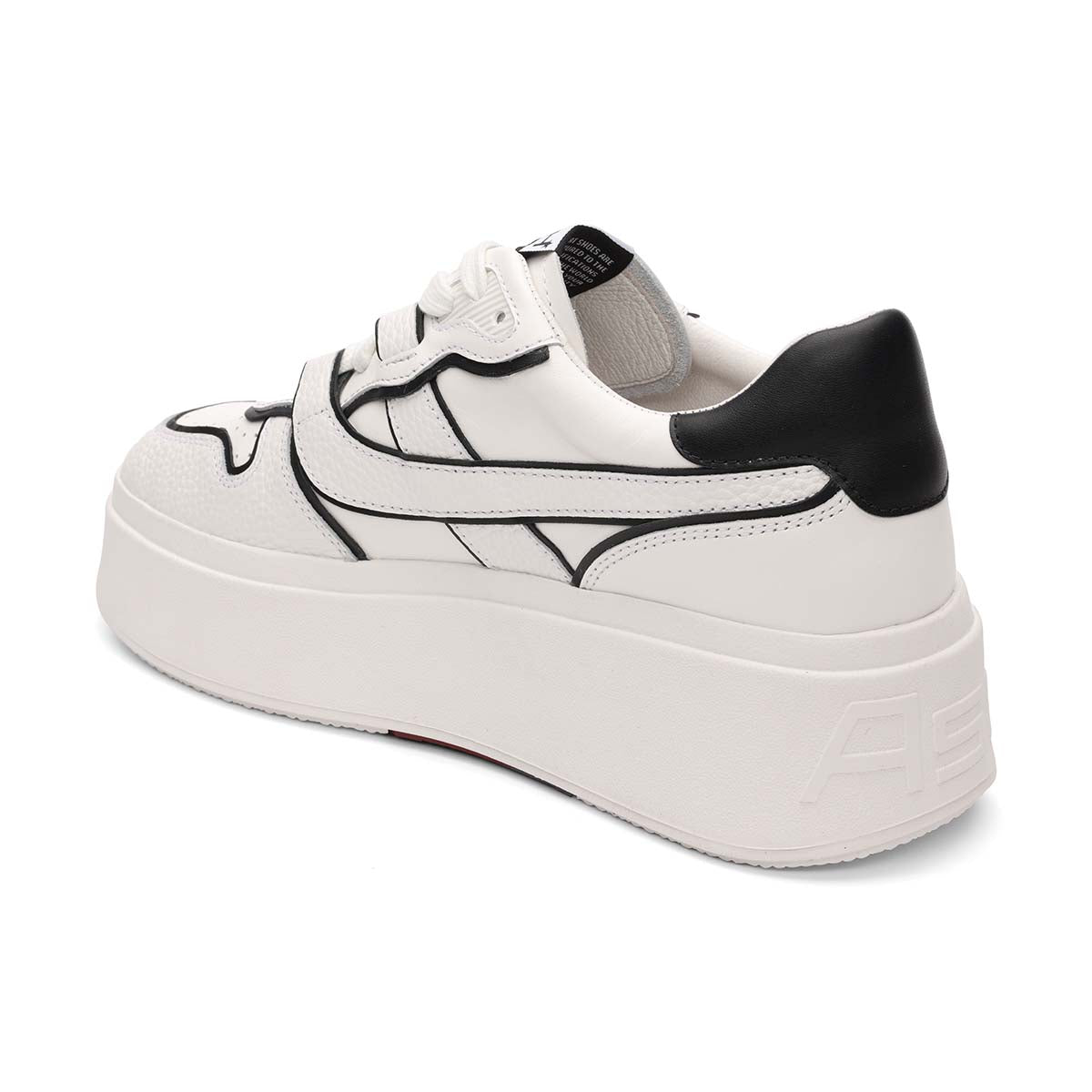 A Matchbis02 leather platform sneaker