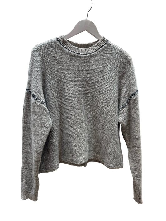 Tr 15500 Shoulder detail melange jumper