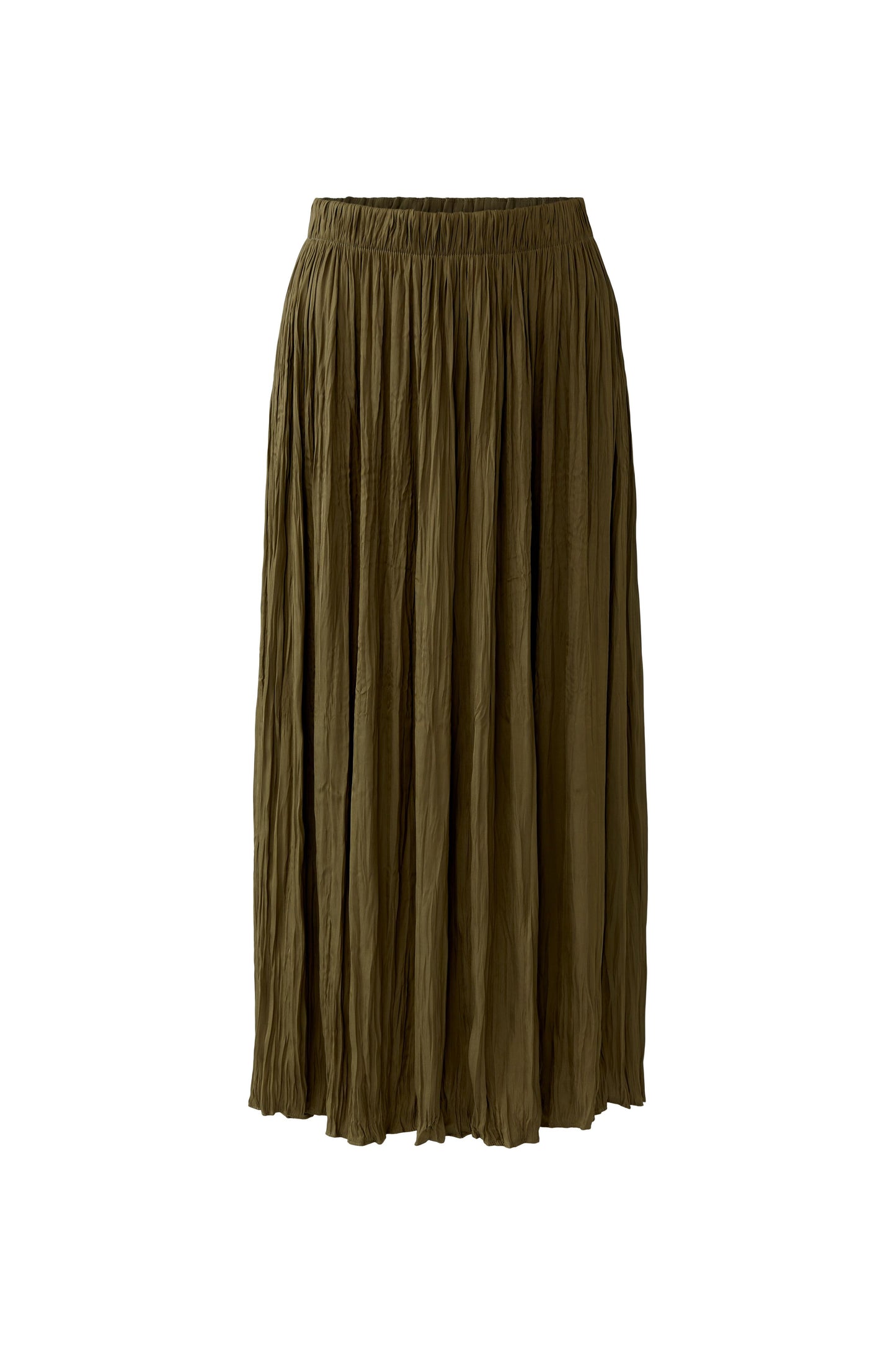 O 88975 Crinkle pleat silky skirt