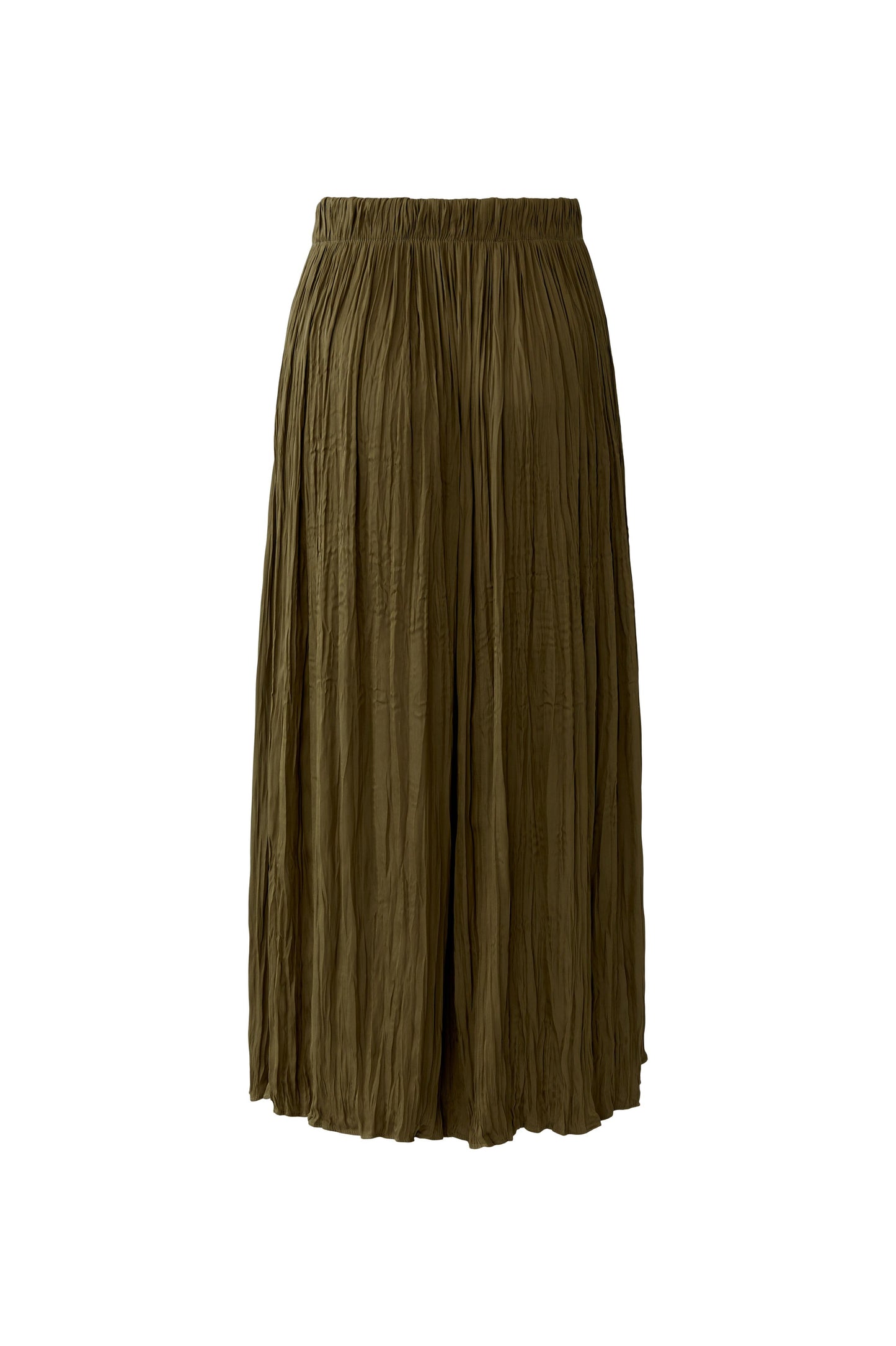 O 88975 Crinkle pleat silky skirt