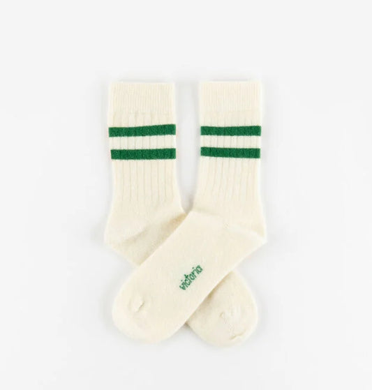 V 9125143 cashmere cream green stripe