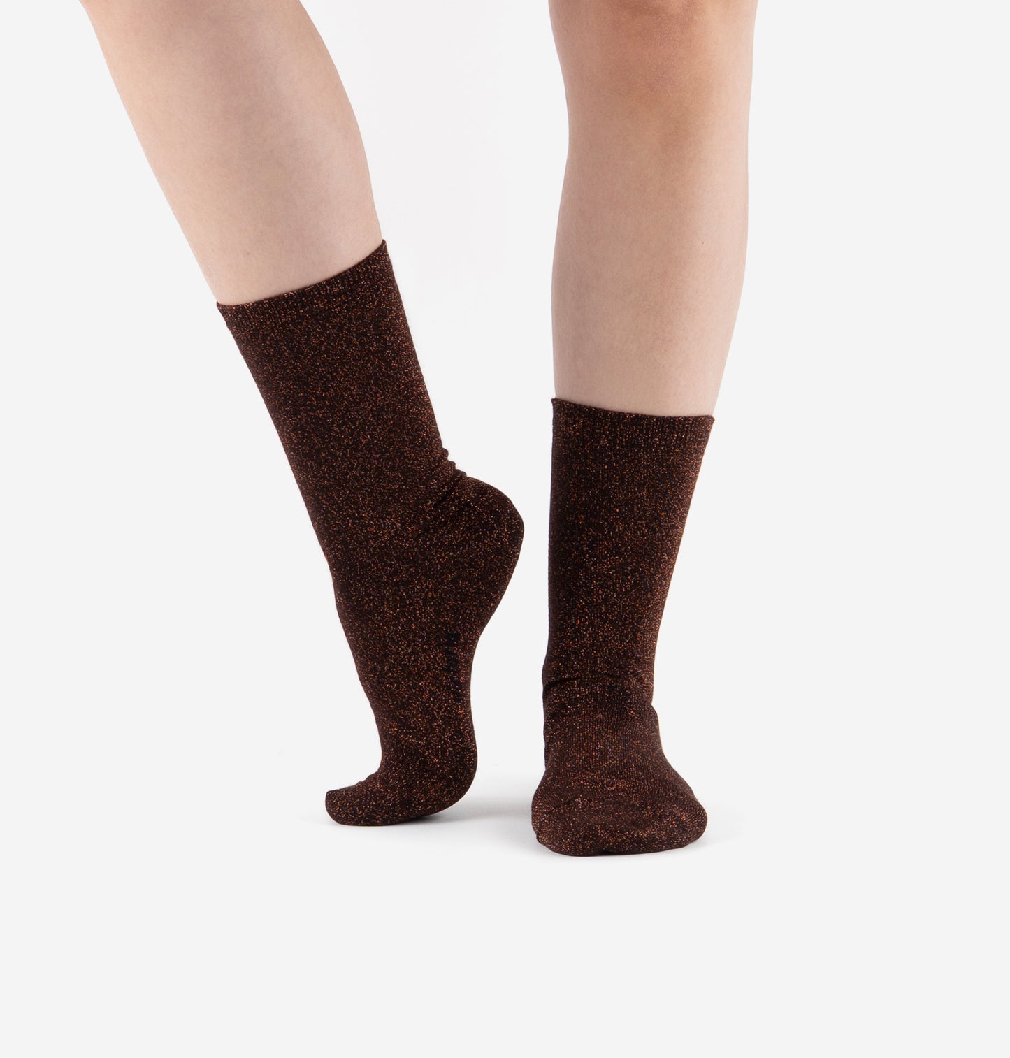 V 9126031 lurex socks bronze