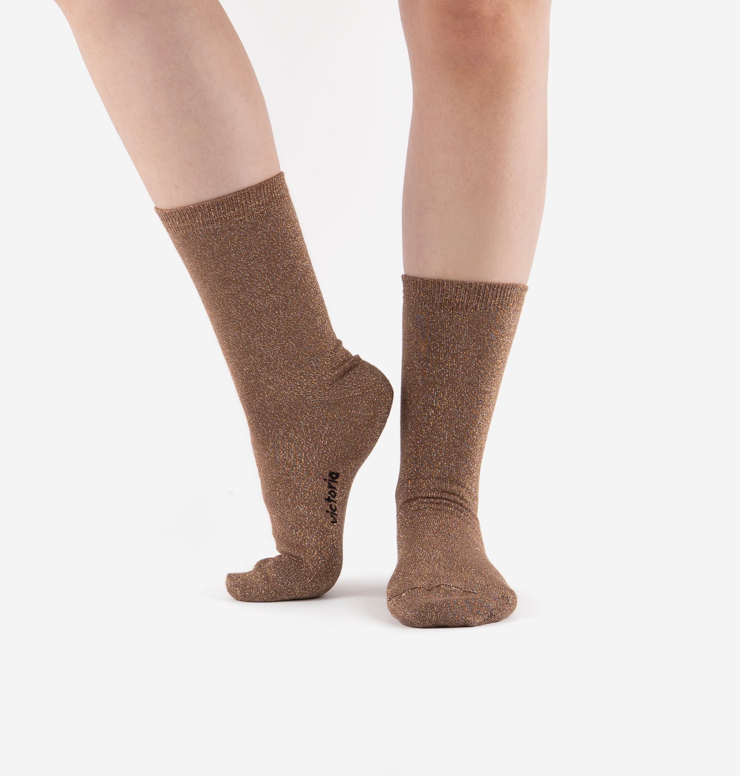 V 9126031 lurex socks camel