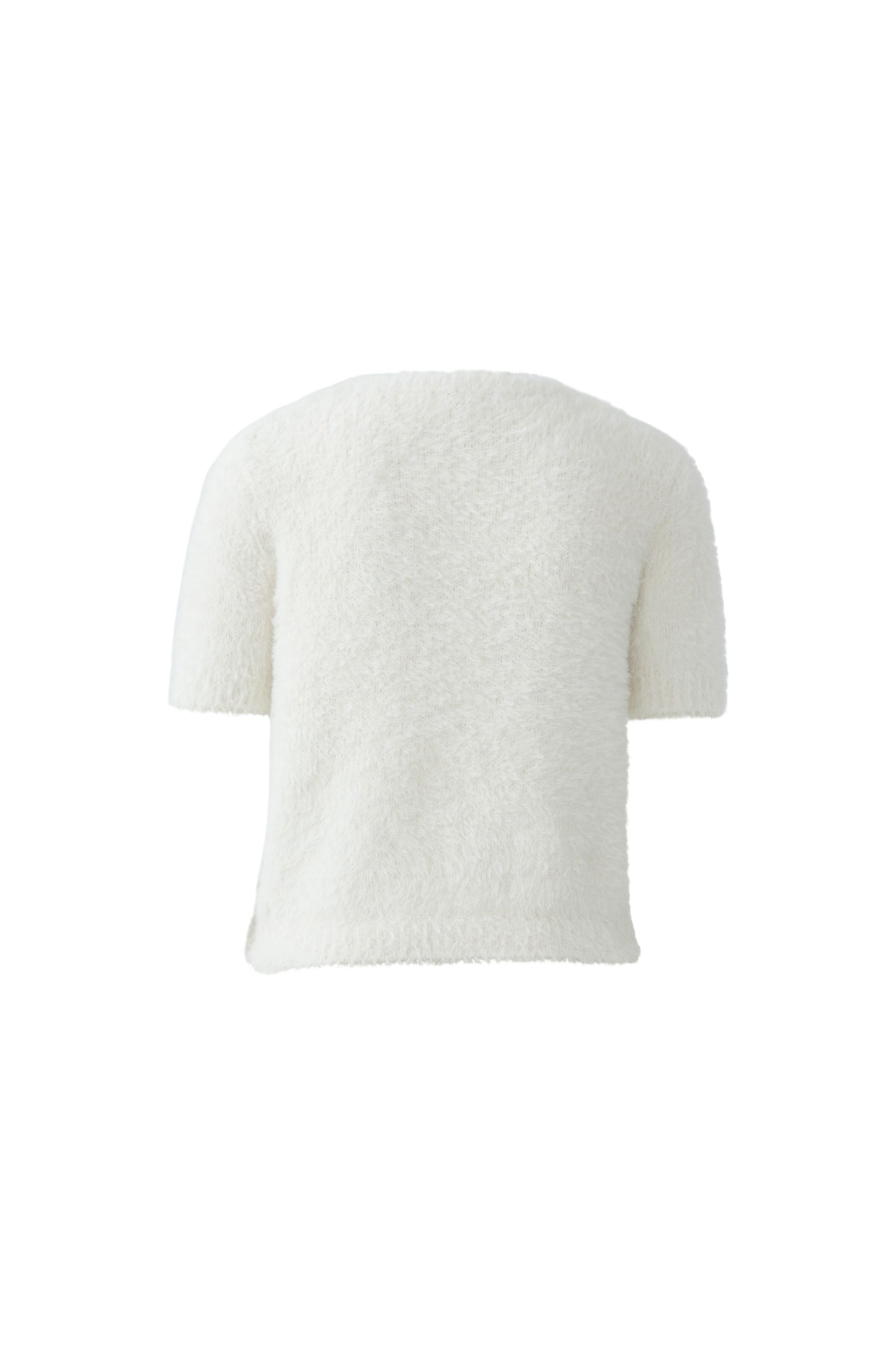 O 95970 Fluffy short sleeve knit top