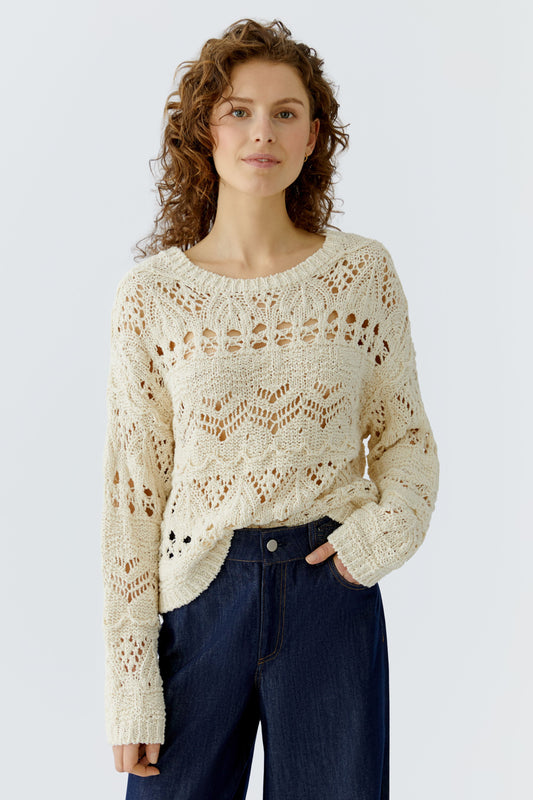 O 96493 Open patterned knit jumper