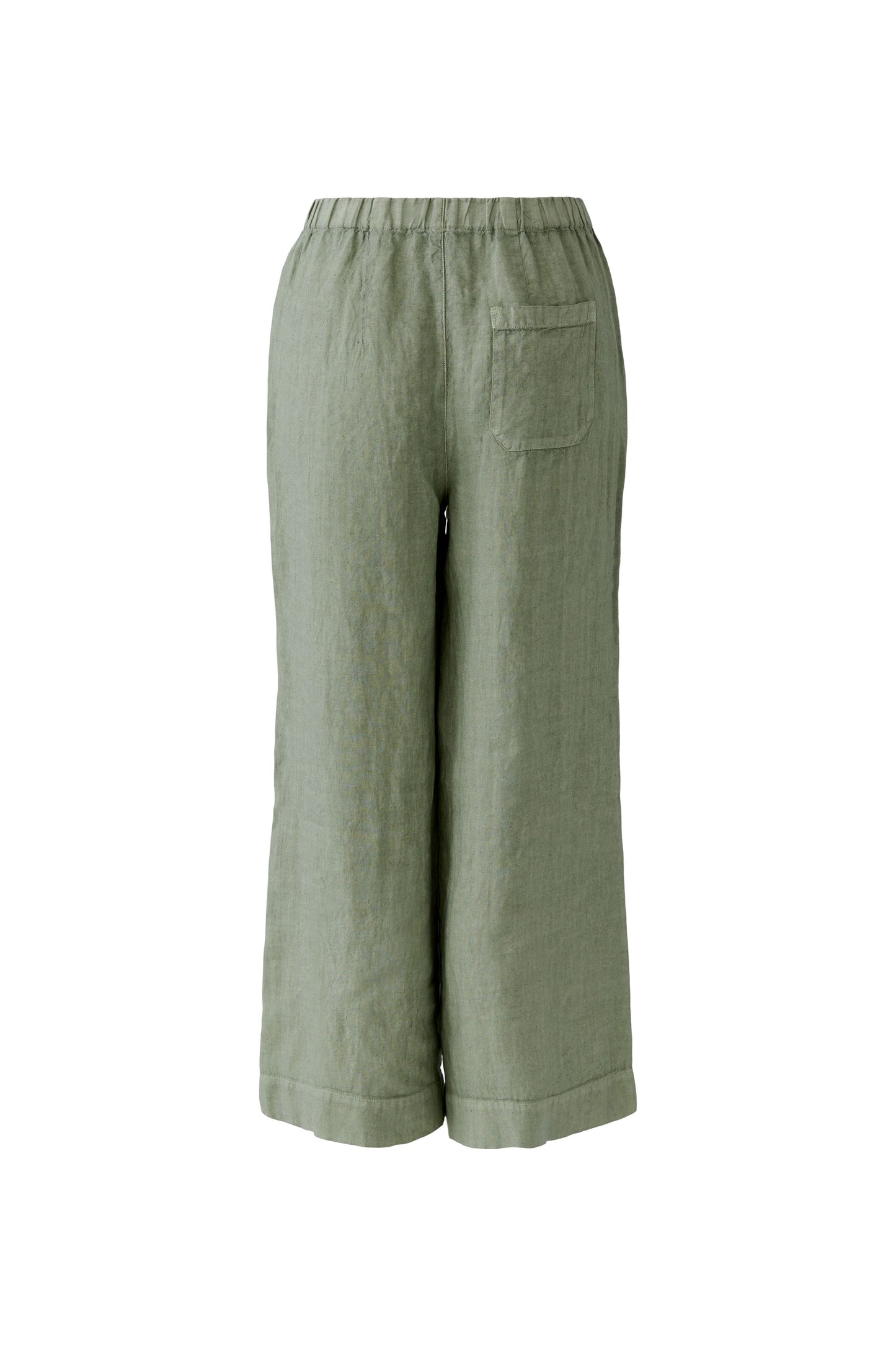 O 97142 Seem detail wide leg linen trousers
