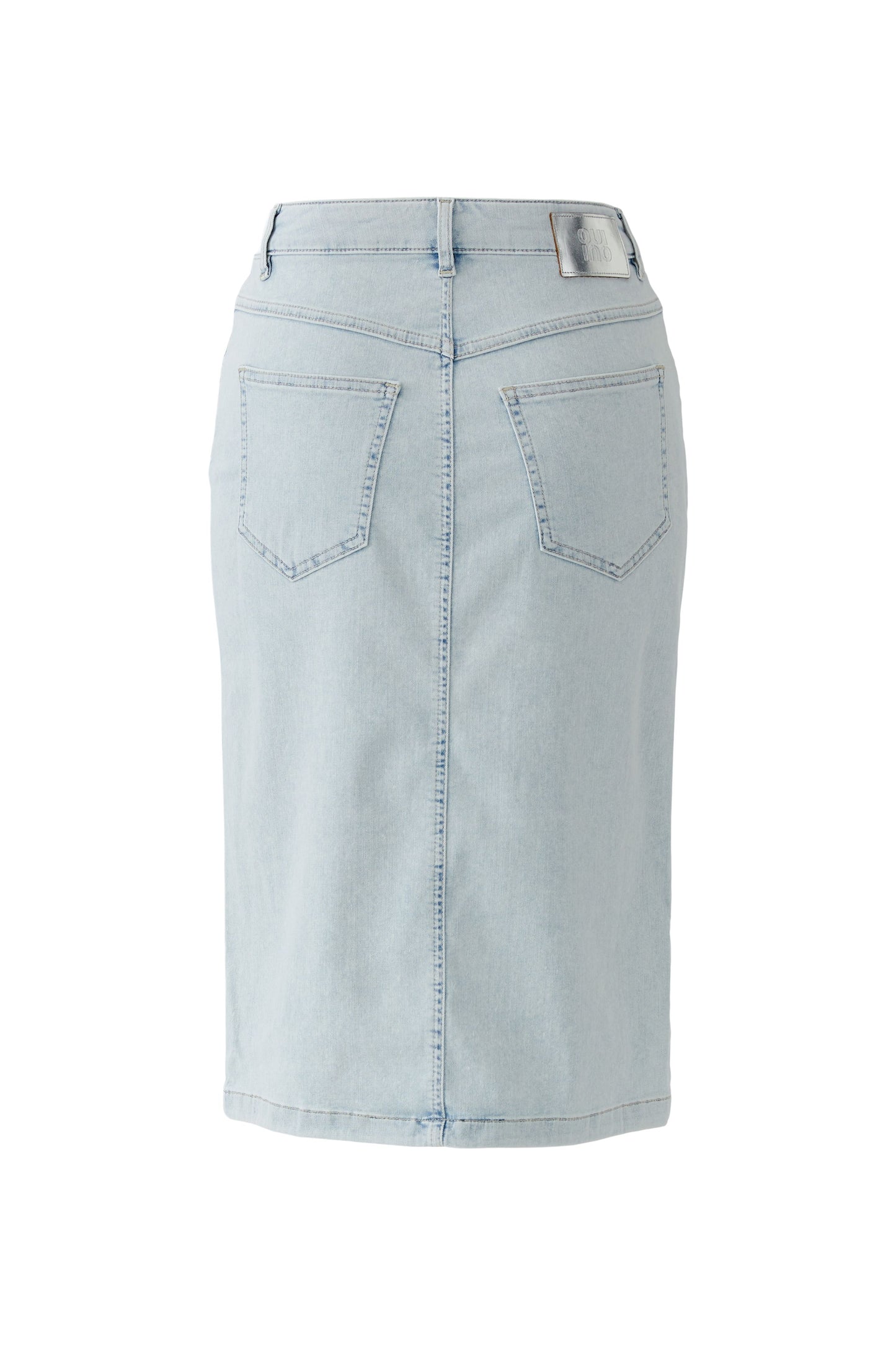 O 97186 Denim midi skirt