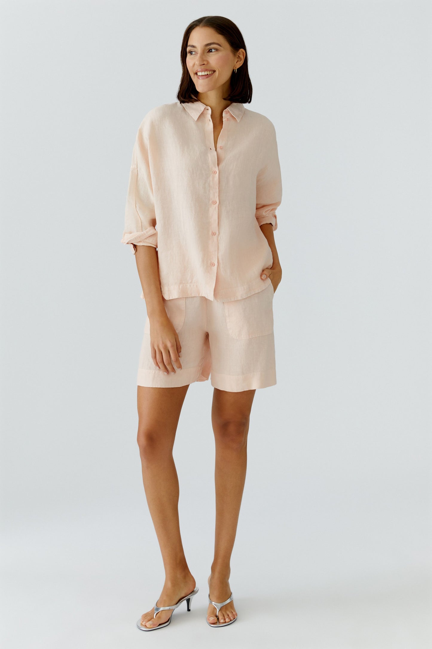 O 97225 Linen l/s linen overshirt