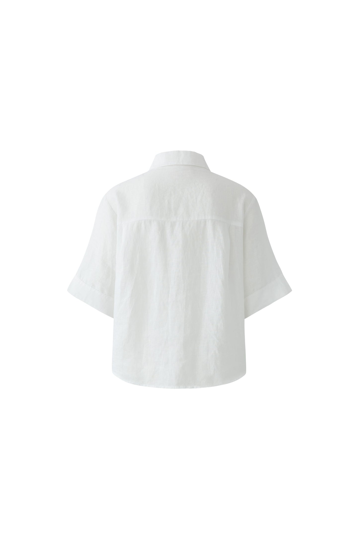 O 97229 Boxy half sleeve linen shirt