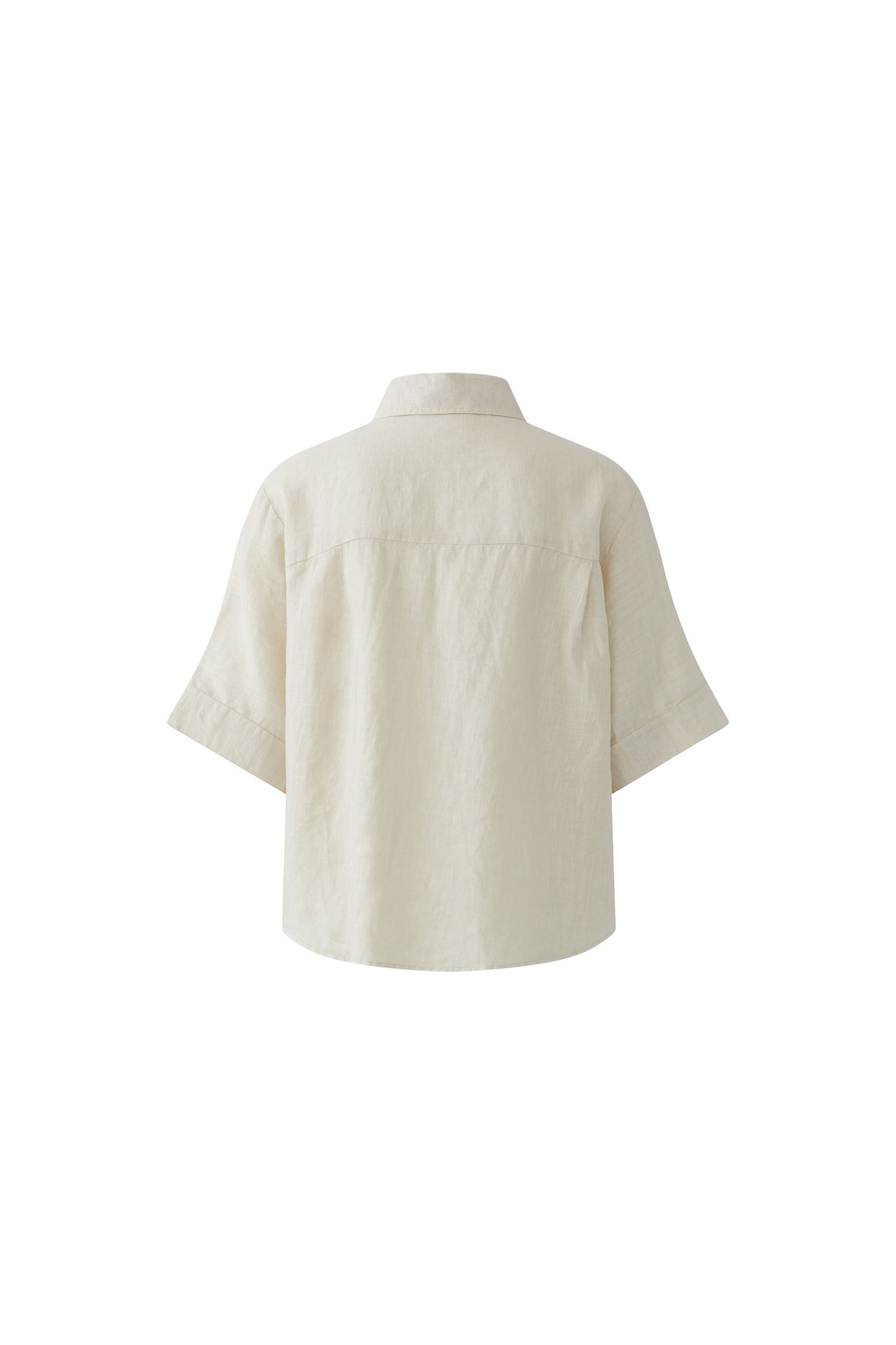 O 97229 Boxy half sleeve linen shirt