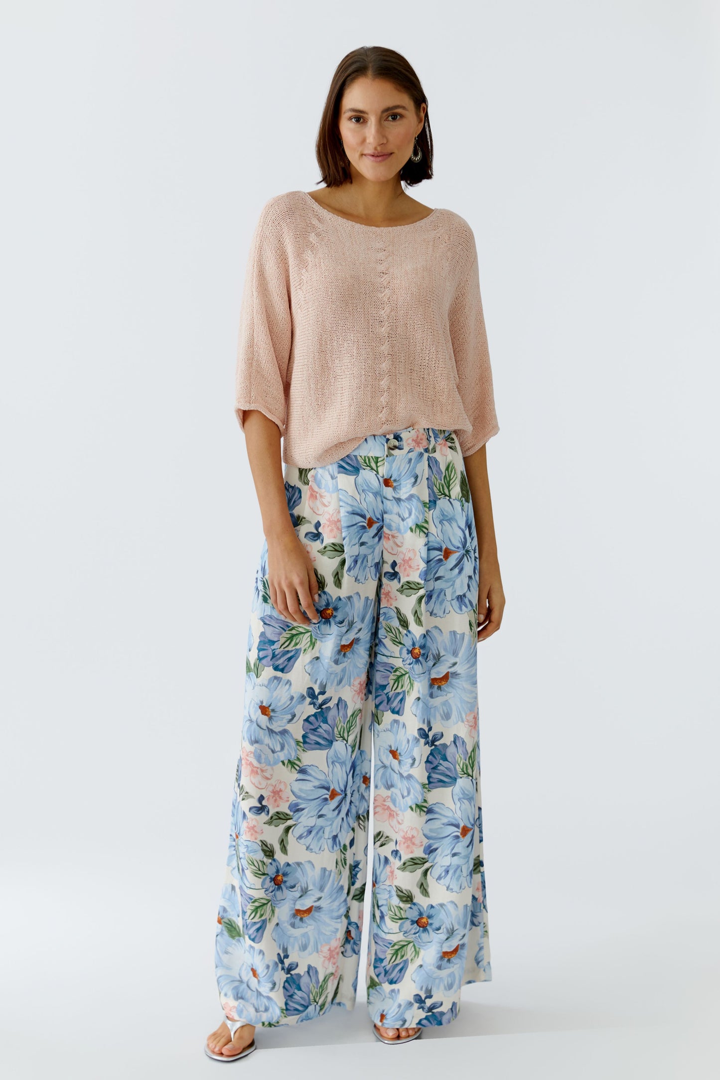 O 97252 Cable detail 1/2 sleeve tape yarn jumper