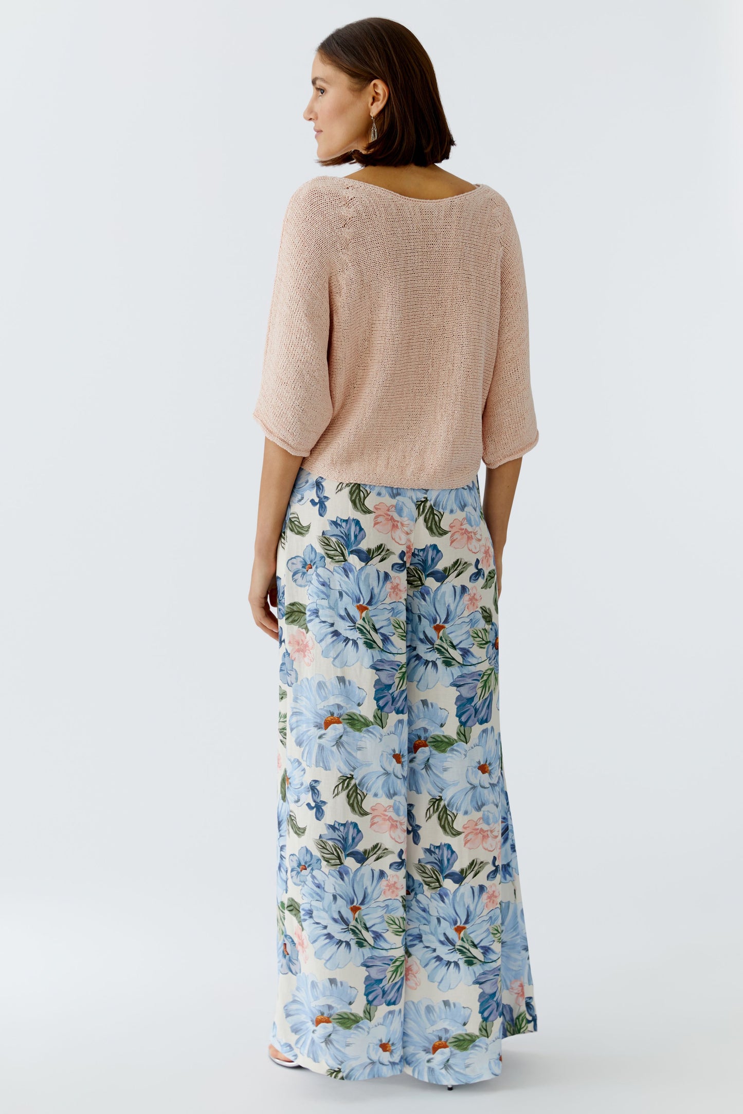 O 97252 Cable detail 1/2 sleeve tape yarn jumper