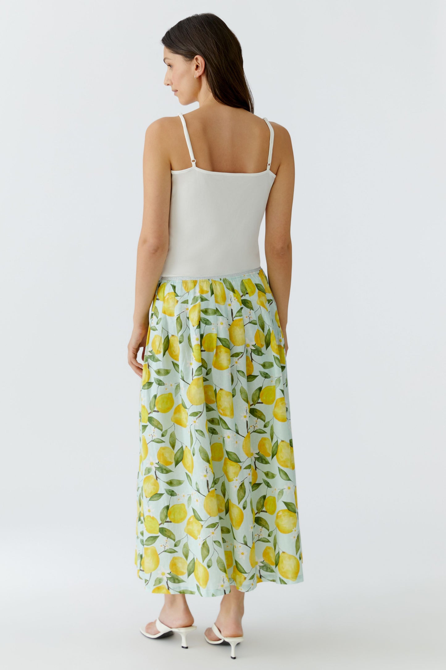 O 97357 Lemon print skirt