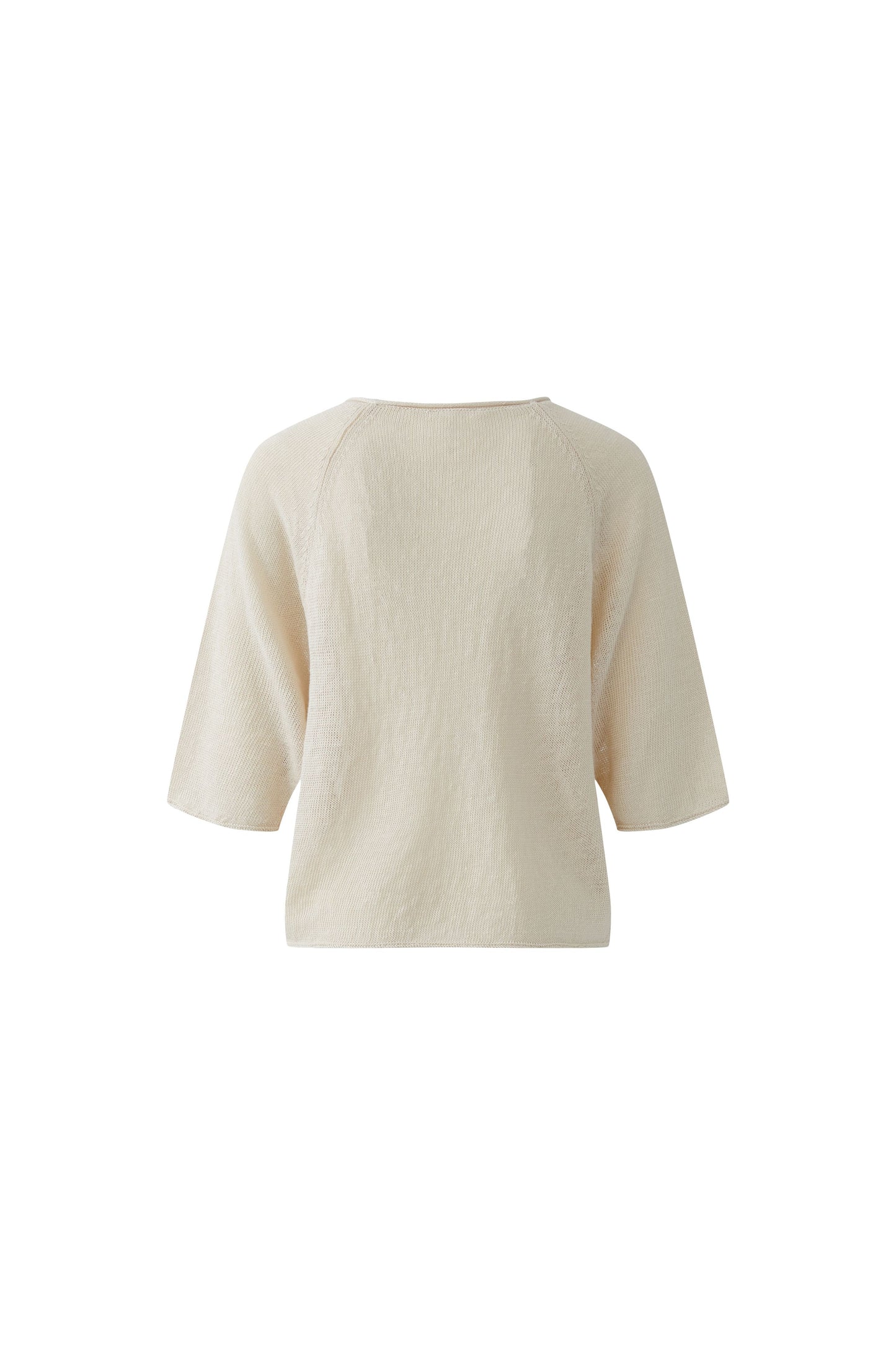 O 97419 Linen Fine knit 1/2 sleeve top