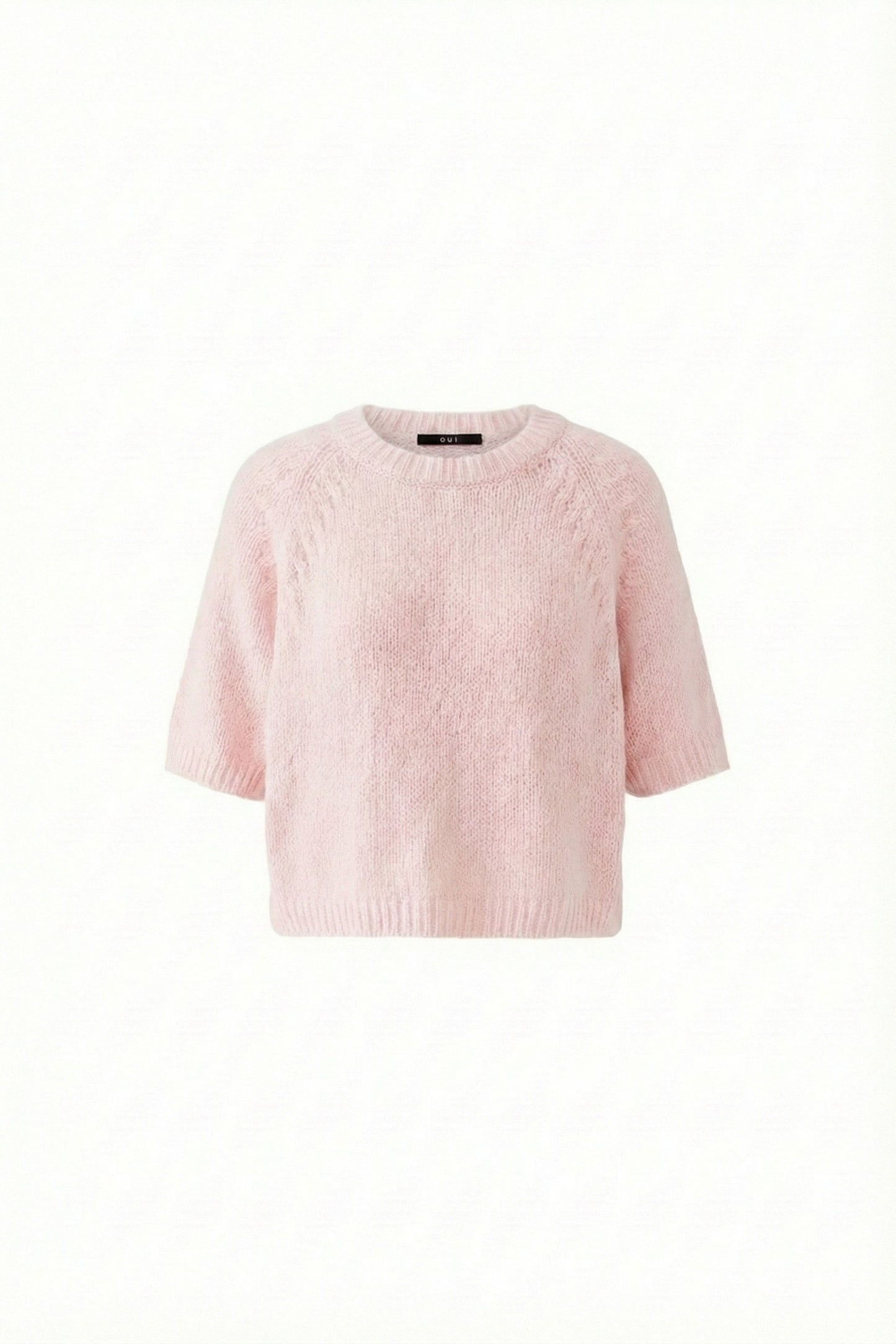 O 97421 S/S boxy tape yarn knit