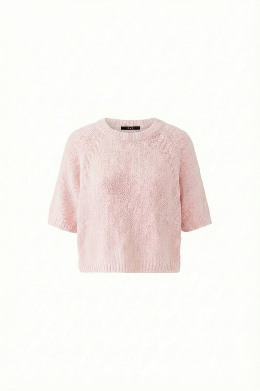 O 97421 S/S boxy tape yarn knit