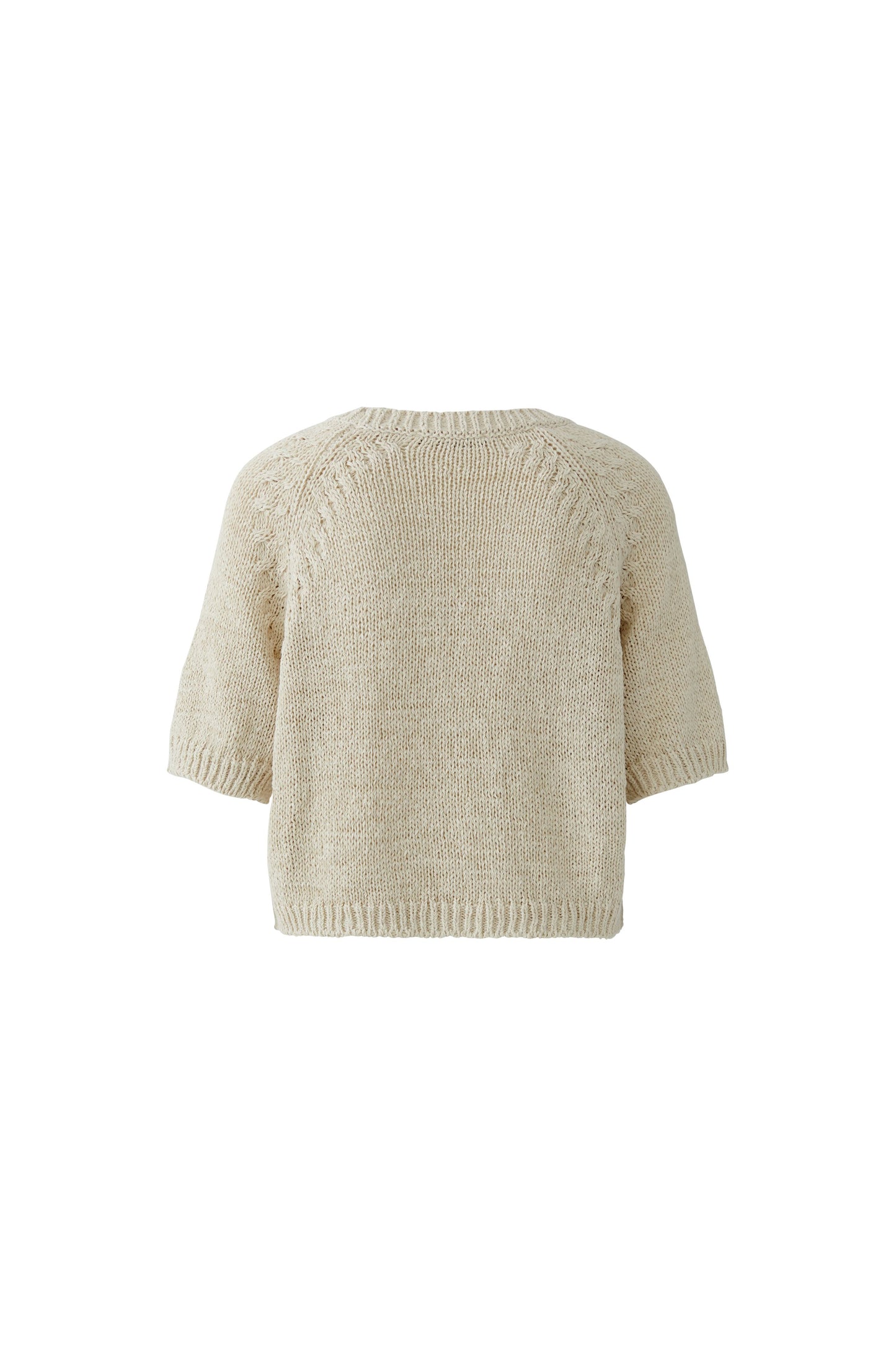 O 97421 S/S boxy tape yarn knit