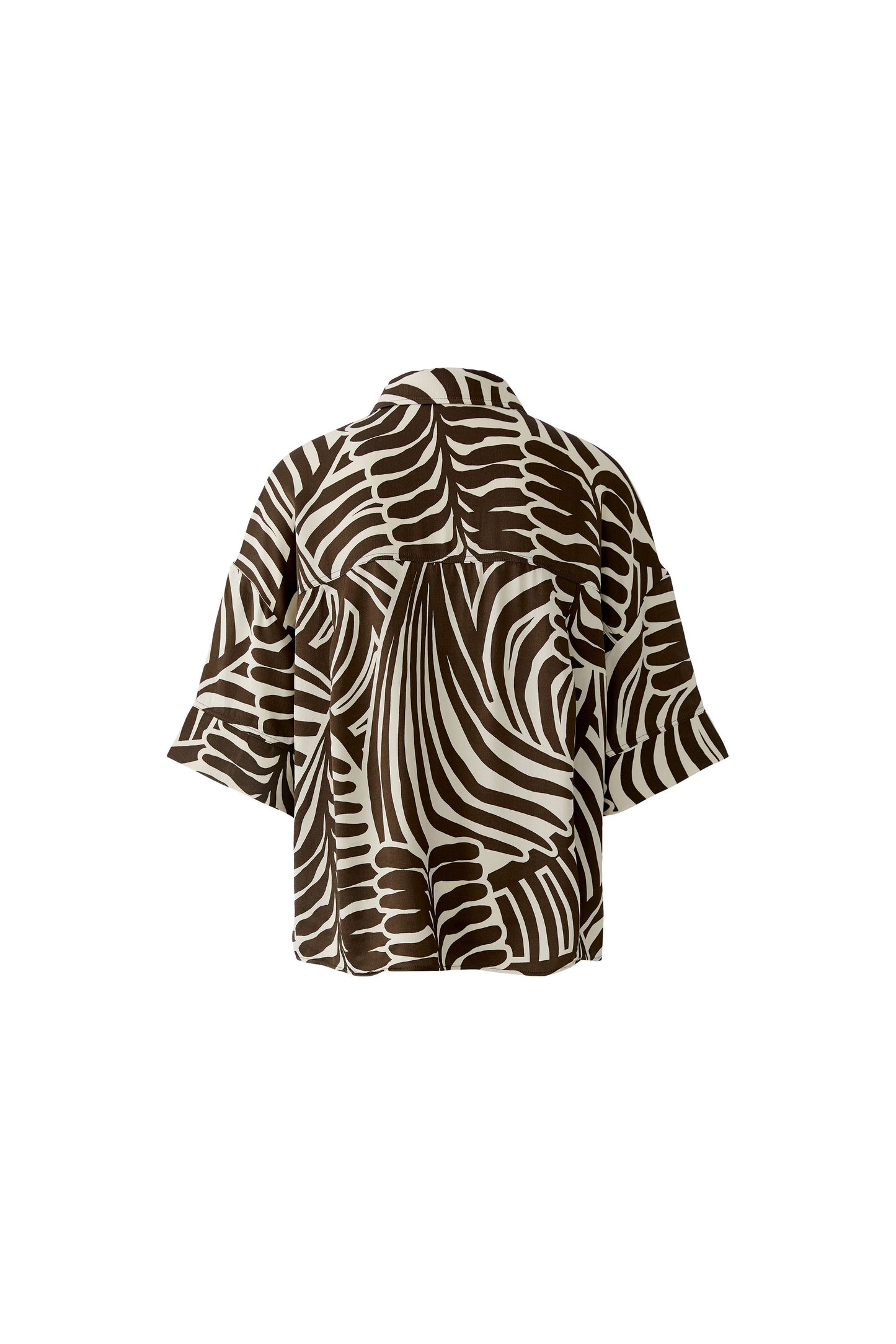 O 97532 Printed viscose overshirt