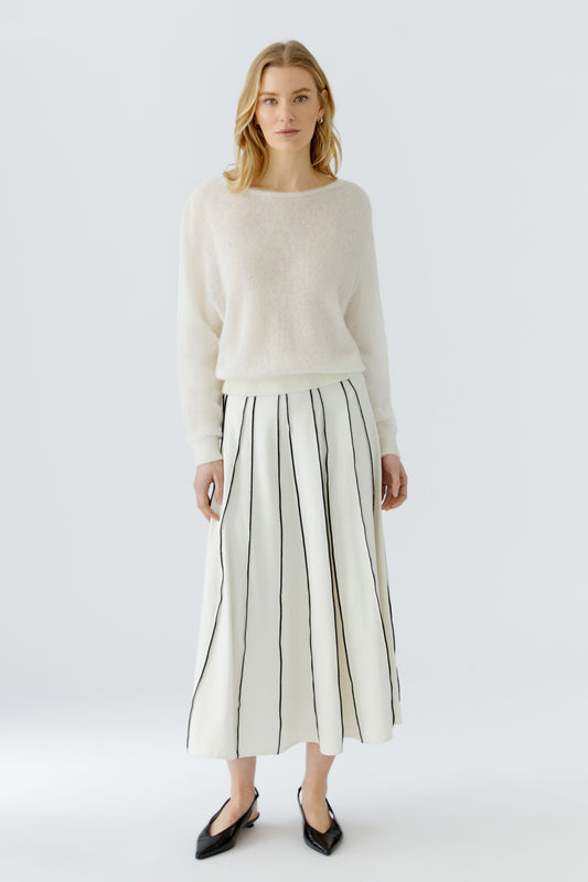 O 98760 Stripe panel a-line skirt
