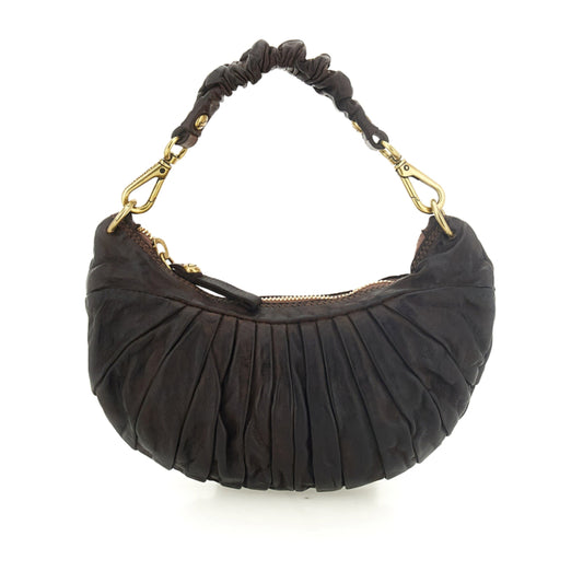 C C044070 Luna Pleat crescent small bag
