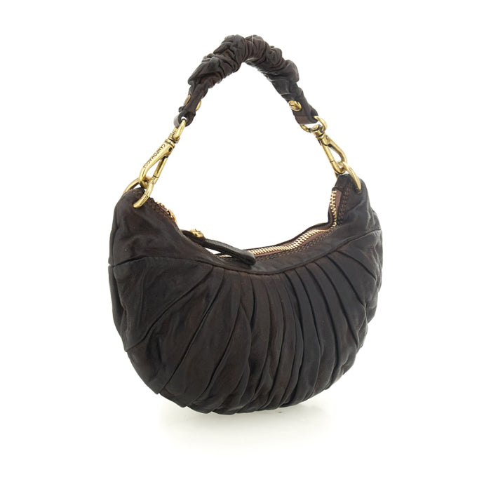 C C044070 Luna Pleat crescent small bag