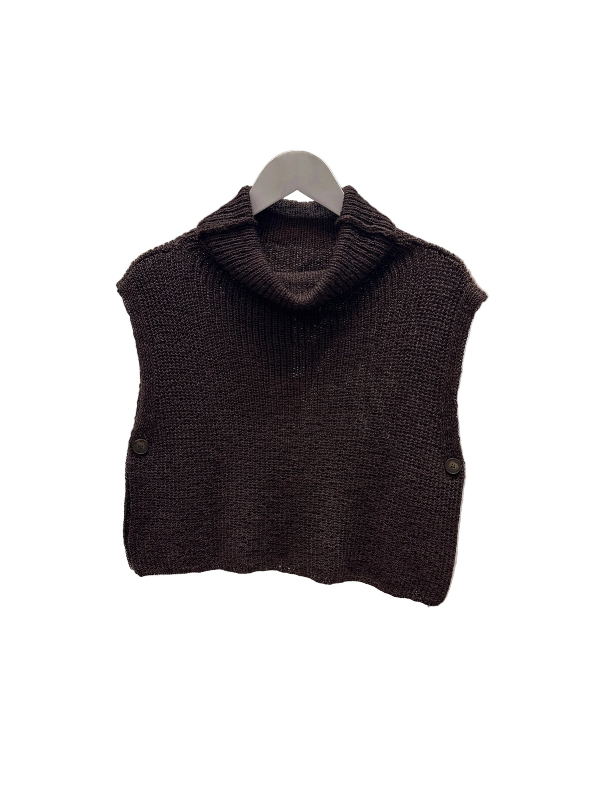 Ta E0304 Polo neck crop tank top