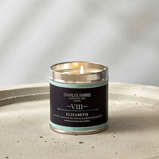 CF Tin Candle the Elizabeth