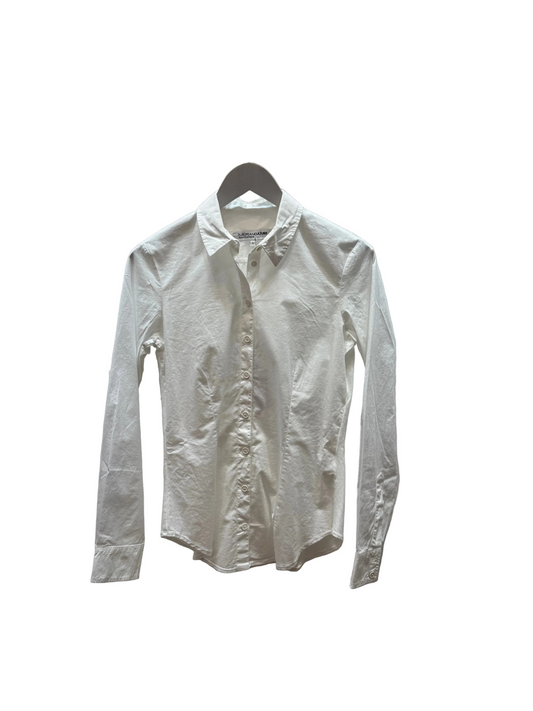 EC 68CU Fitted cotton shirt with jersey back