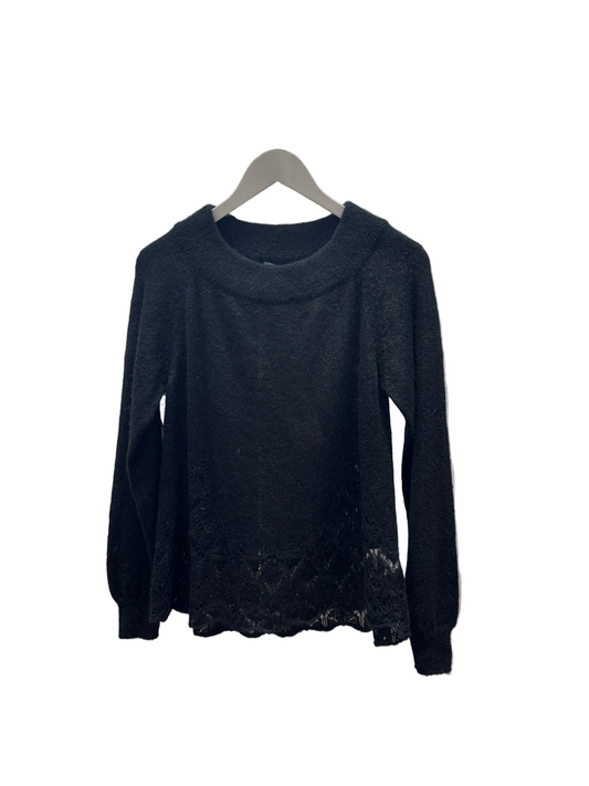 EC M690 Lace knit hem jumper