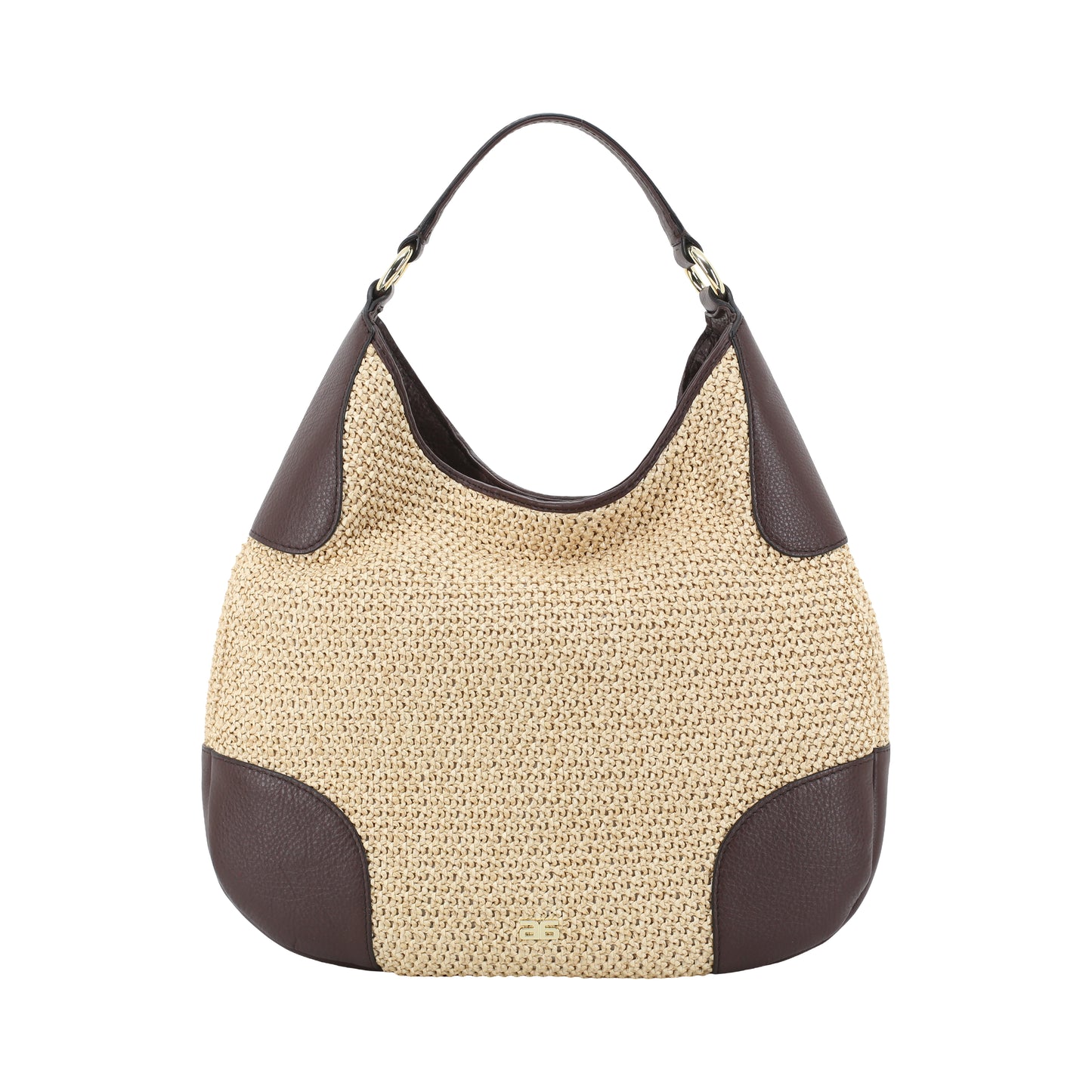 Ab 32619 Straw leather corner bag