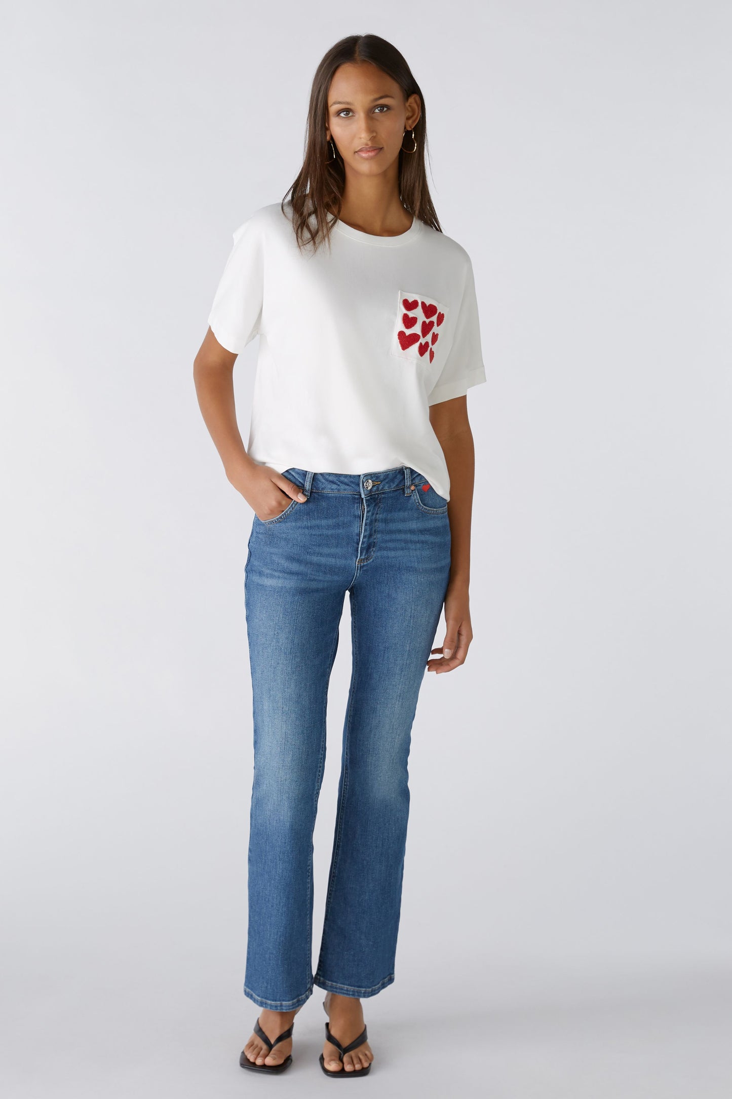 O 88348 Easy kick jeans with heart