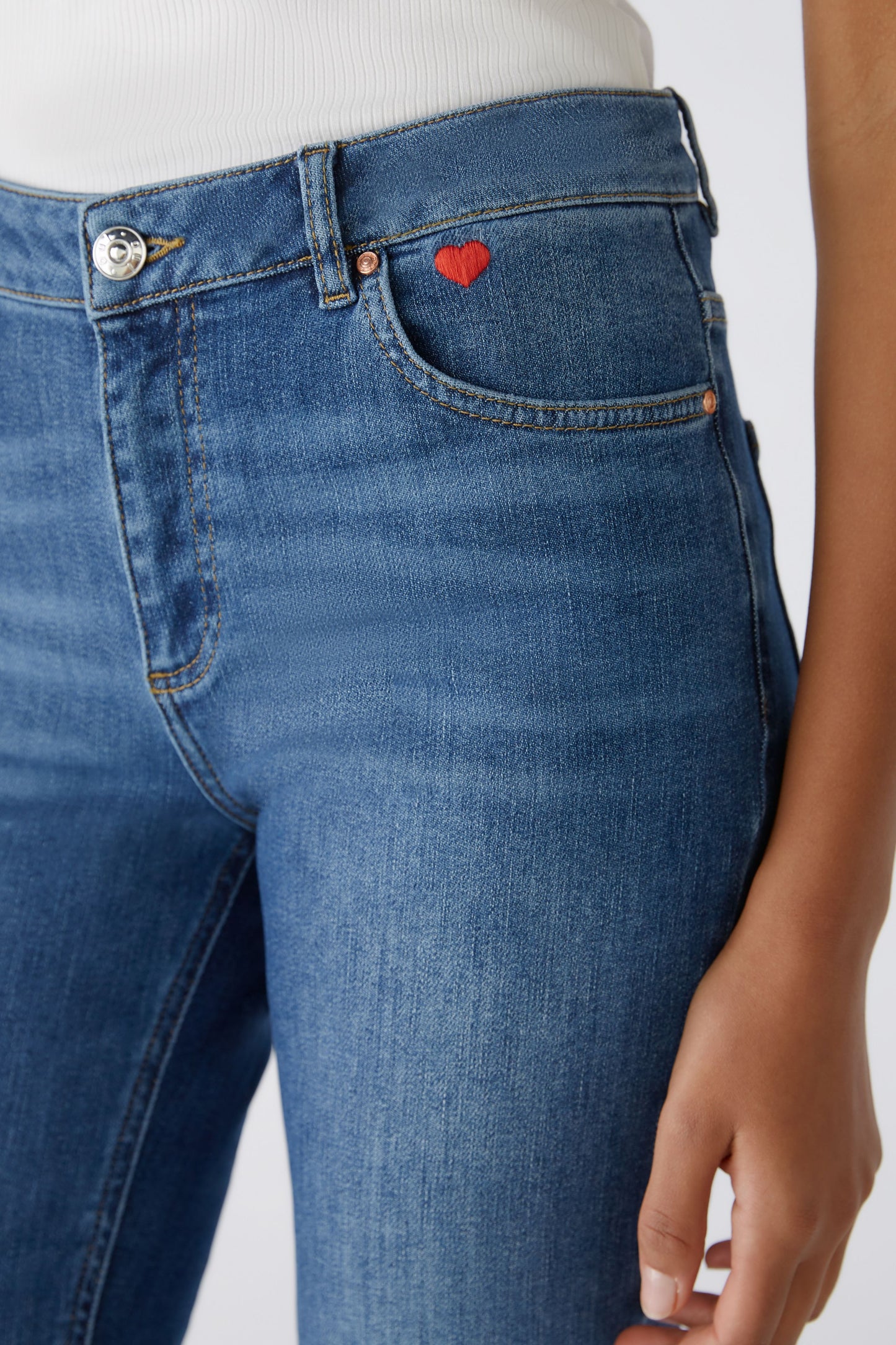 O 88348 Easy kick jeans with heart