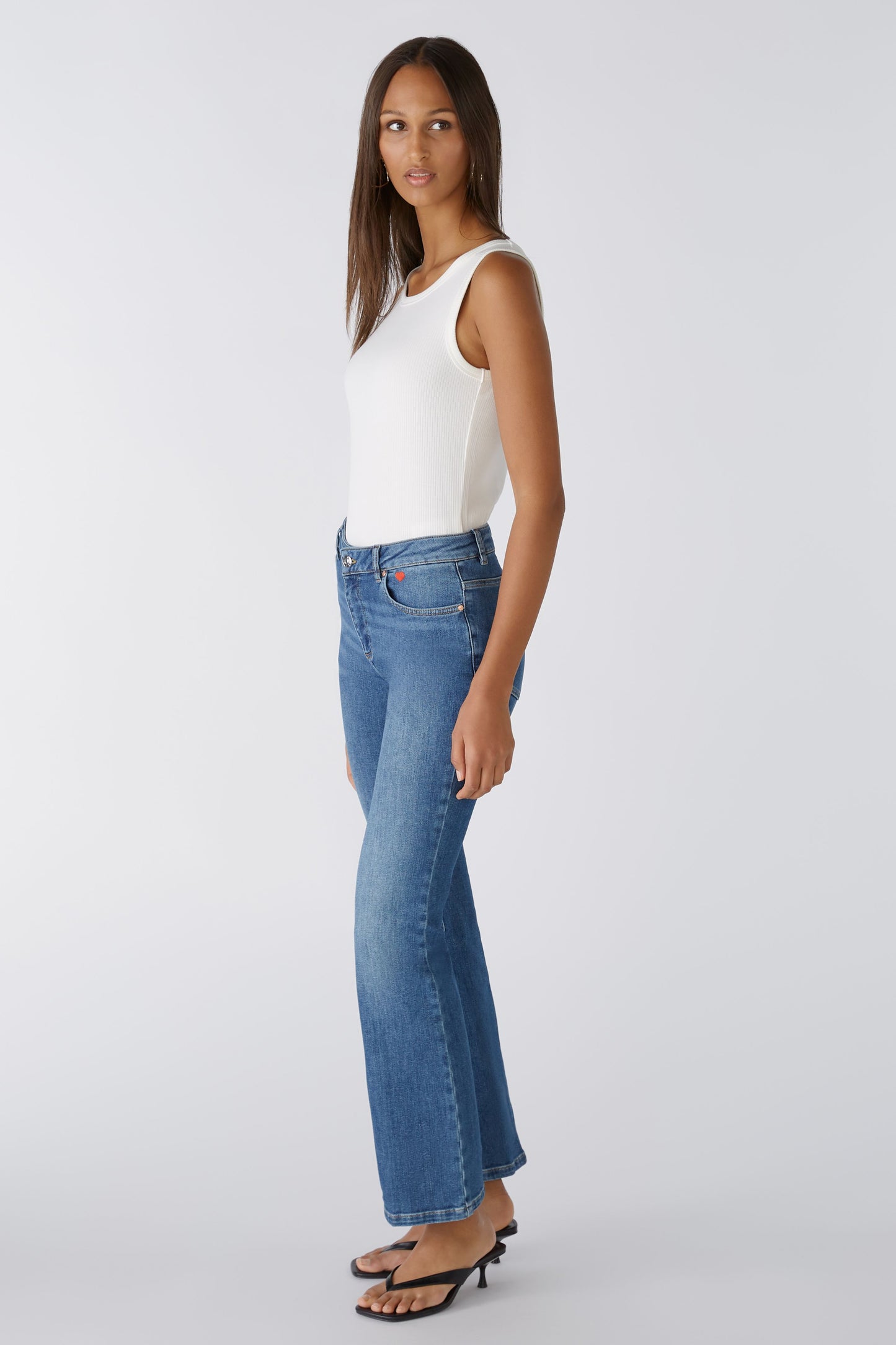 O 88348 Easy kick jeans with heart