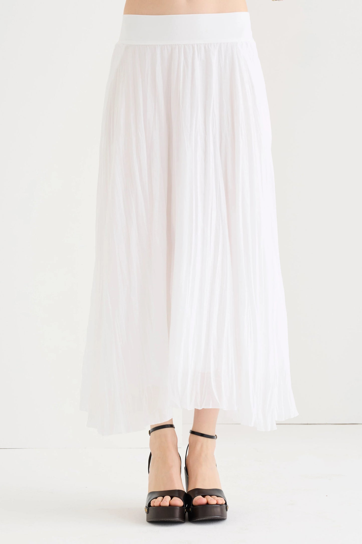 EC 26507504 Crinkle cotton maxi skirt