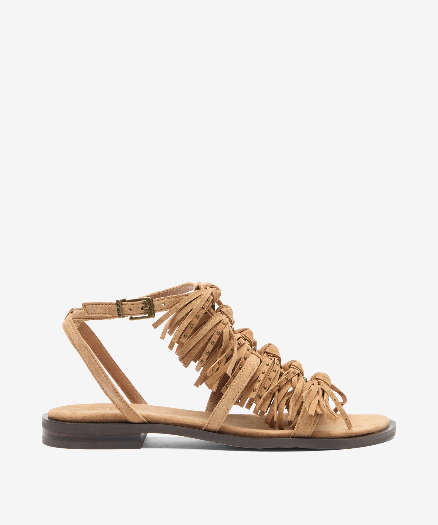 A 153296 Panic Fringed suede flat sandal