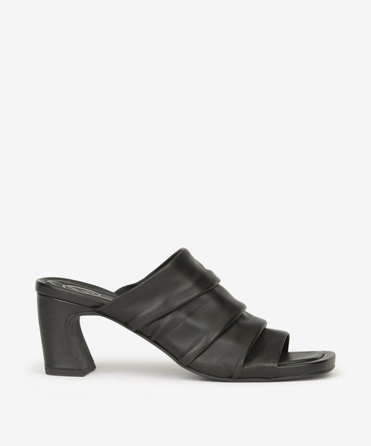 A 153478 Eva Leather mid heel mule