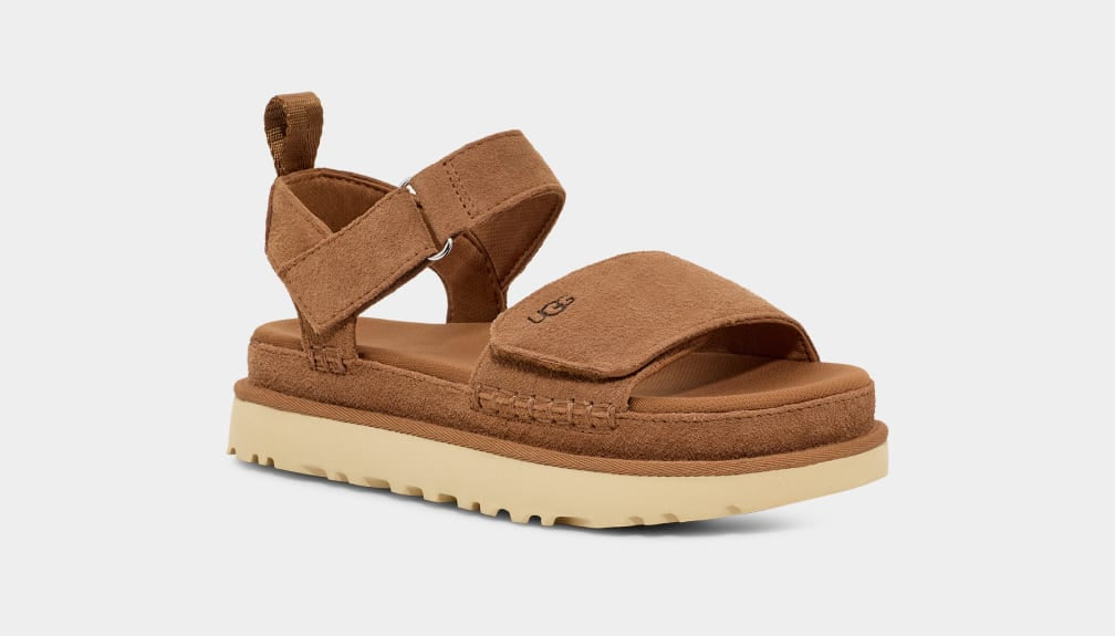 U 1136783 Goldenstar flatform velcro sandal