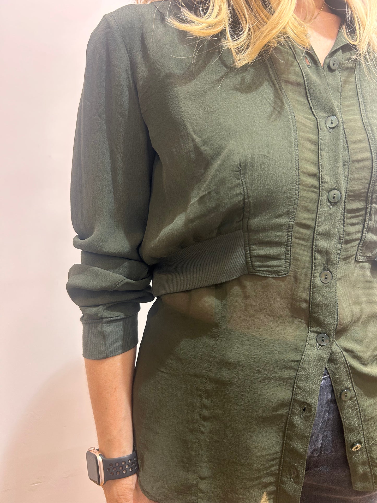 EC 69po Double layer georgette blouse